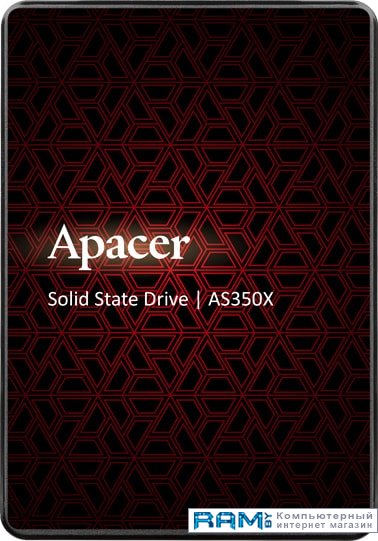 SSD Apacer AS350X 256GB AP256GAS350XR-1 ssd накопитель apacer as350x 2 5 256 гб sata iii tlc ap256gas350xr 1