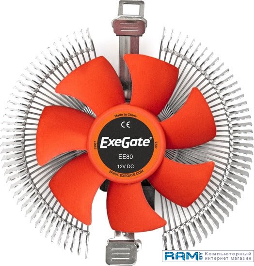 ExeGate EE80 EX286144RUS радиатор для процессора exegate esnk p0068ps 2u 3647 cu lga3647 ex293449rus