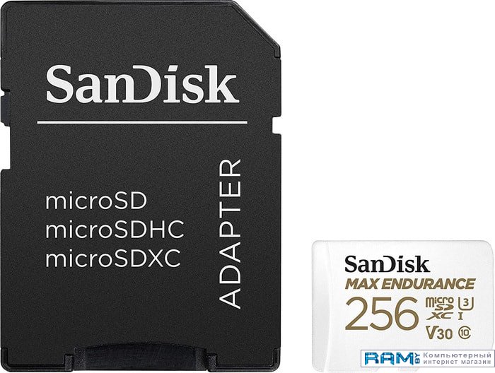 SanDisk microSDXC SDSQQVR-256G-GN6IA 256GB 256gb usb флэш накопитель sandisk ixpand flip usb3 1 lightning otg