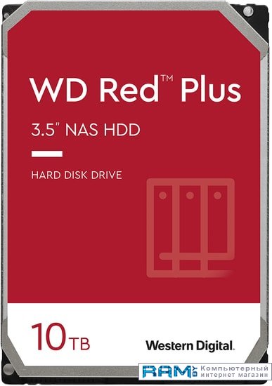 WD Red Plus 10TB WD101EFBX wd ultrastar dc hc330 10tb wus721010ale6l4