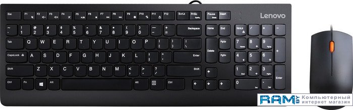 Lenovo 300 USB Combo клавиатура для ноутбука lenovo chromebook 300e gen 2 черная с черным топкейсом