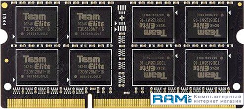 

Team Elite 16GB DDR4 SODIMM PC4-25600 TED416G3200C22-S01