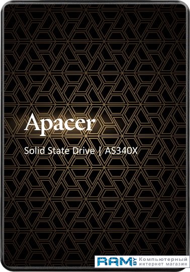 SSD Apacer AS340X 120GB AP120GAS340XC-1 ssd накопитель apacer 2 5 as340x 120 гб sata iii ap120gas340xc 1