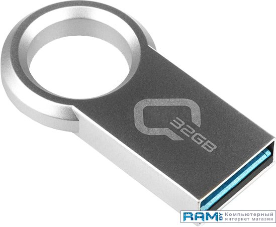 USB Flash QUMO Ring 3.0 32GB флешка qumo ring 16gb usb 3 0 серый qm16gud3 ring