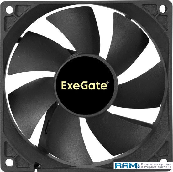 ExeGate EX09225H4P-PWM EX283384RUS exegate ex283384rus вентилятор exegate e09225h4p pwm 92x92x25 мм гидродинамический 4pin pwm 24dba
