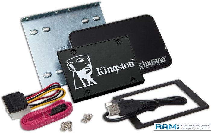SSD Kingston KC600 2TB SKC600B2048G твердотельный накопитель kingston 2048gb ssdnow kc600 skc600 2048g