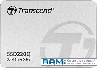 SSD Transcend SSD220S 500GB TS500GSSD220Q твердотельный накопитель transcend ssd220q 500gb ts500gssd220q