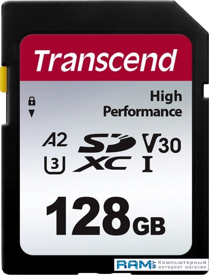 Transcend SDXC 330S TS128GSDC330S 128GB transcend sdxc 300s 128gb ts128gusd300s