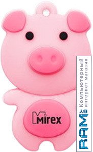 USB Flash Mirex PIG PINK 16GB 13600-KIDPIP16 usb flash mirex intro 16gb 13600 itrnto16