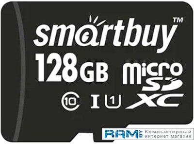 Smart Buy microSDXC SB128GBSDCL10-00 128GB смартфон infinix smart 8 4 128gb зеленый ru