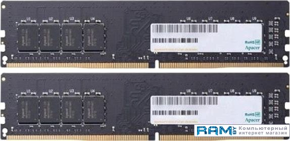 Apacer 2x16GB DDR4 PC-21300 AU32GGB26CRBBGH ssd apacer panther as350 512gb ap512gas350 1