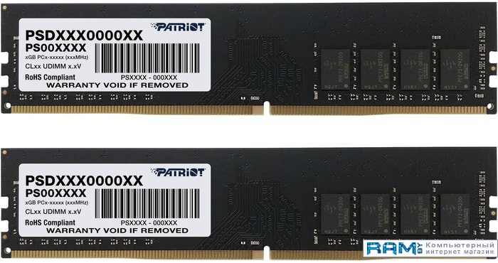 Patriot Signature Line 2x16GB DDR4 PC4-25600 PSD432G3200K универсальный нож для газонокосилок patriot mbu 460 18