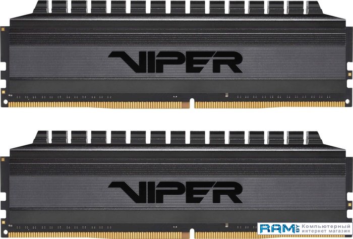 

Patriot Viper 4 Blackout 2x8GB DDR4 PC4-33000 PVB416G413C8K