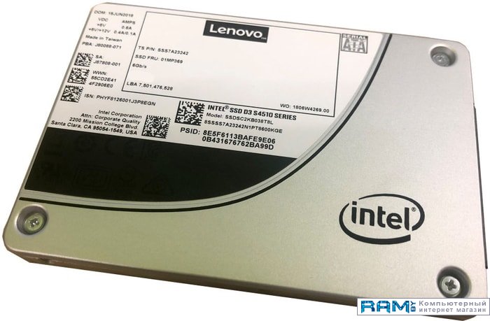 SSD Lenovo 1.92TB 4XB7A38274 стыковочная станция lenovo 40au0065eu