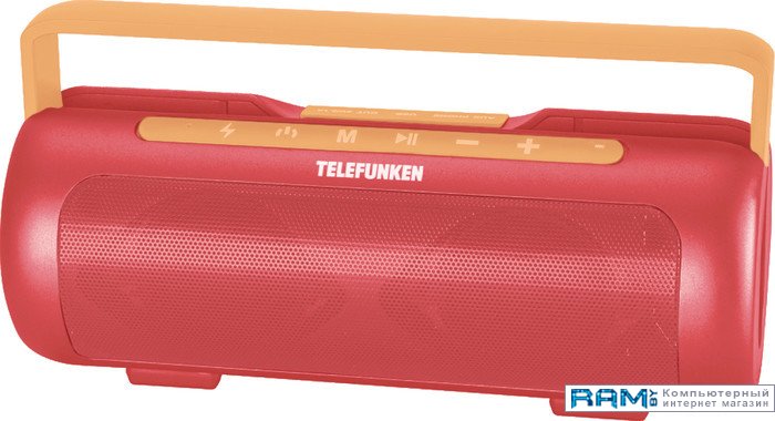 TELEFUNKEN TF-PS1231B портативная колонка telefunken tf ps1231b red orange