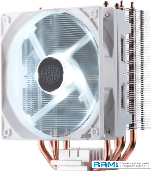Cooler Master Hyper 212 LED White Edition RR-212L-16PW-R1 cooler master masterliquid ml240l v2 rgb white edition mlw d24m a18pc rw