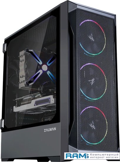 Zalman Z8 MS блок питания zalman 1200w teramax ii atx12v v3 0 apfc 12cm fan 80 gold gen5 full modular retail zm1200 tmx2 wh