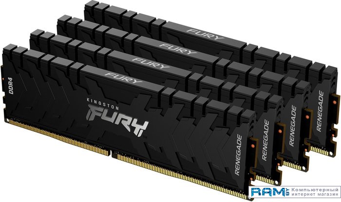 

Kingston FURY Renegade 4x16GB DDR4 PC4-21300 KF426C13RB1K464