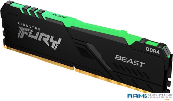 

Kingston FURY Beast RGB 32GB DDR4 PC4-21300 KF426C16BBA32