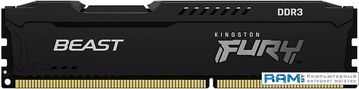 

Kingston FURY Beast 4GB DDR3 PC3-12800 KF316C10BB4