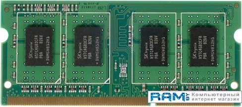 

Foxline 4GB DDR3 SODIMM PC3-12800 FL1600D3S11SL-4G