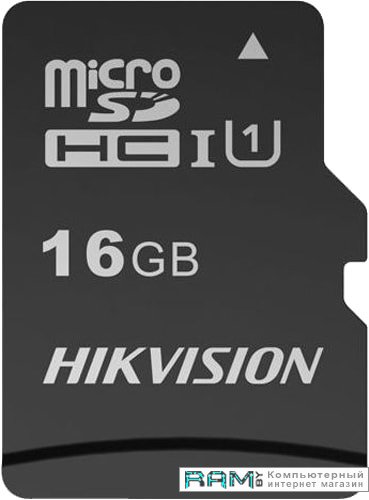 Hikvision microSDHC HS-TF-C1STD16GAdapter 16GB ssd hikvision e1000 512gb hs ssd e1000512g