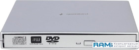 DVD  Gembird DVD-USB-02-SV внешний карман контейнер для hdd gembird ee2 u2s 5 s silver