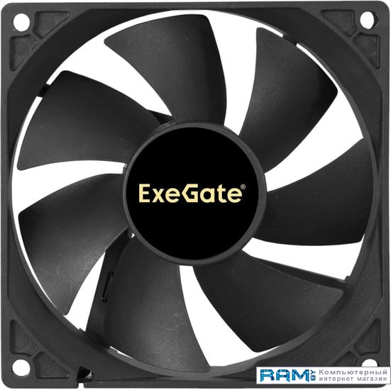 ExeGate EX09225B4P-PWM EX288927RUS exegate ex180973rus вентилятор для корпуса exegate 8015m12s mirage 80x15s 2200 об мин 3pin
