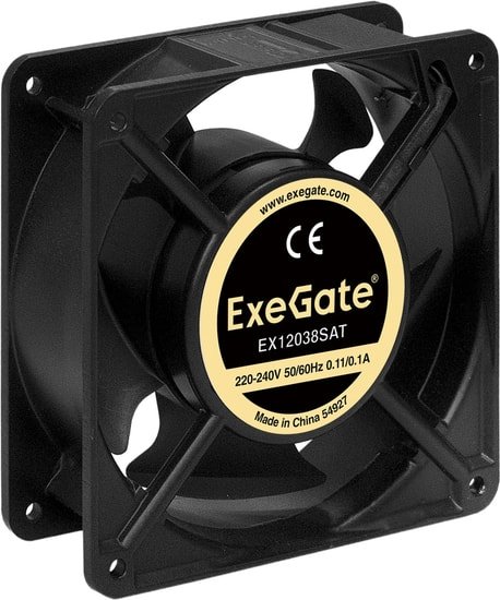 ExeGate EX12038SAT EX289021RUS вентилятор для корпуса exegate 5500rpm ex04010s2p
