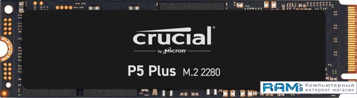 SSD Crucial P5 Plus 2TB CT2000P5PSSD8 crucial p5 plus 2000gb ssd m 2 2280 nvme pcie 4 0 x4 3d tlc r w 6600 5000mb s iops 720 000 700 000 1200tbw