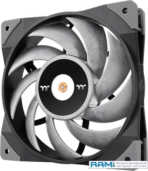 Thermaltake ToughFan Turbo CL-F121-PL12GM-A вентилятор thermaltake fan tt toughfan 12 hydraulic bearing gen 2 1 pack racing green cl f117 pl12rg a
