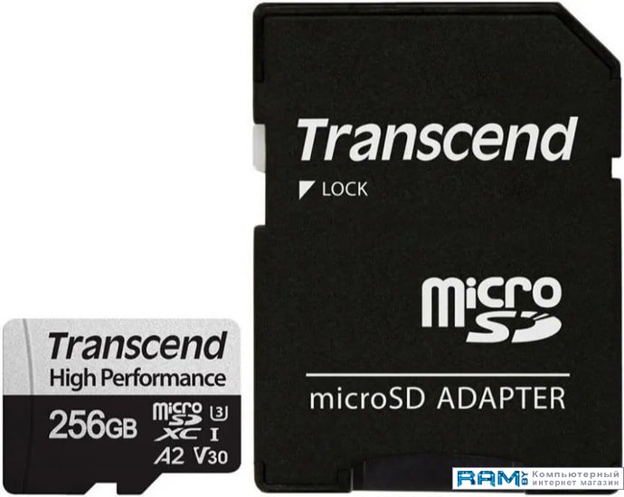 Transcend microSDXC 330S 256GB ssd transcend ssd370 premium 256gb ts256gssd370s