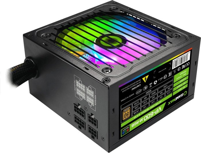 GameMax VP-600-RGB-M корпусной вентилятор gamemax fn 12rainbow c2 1000703751