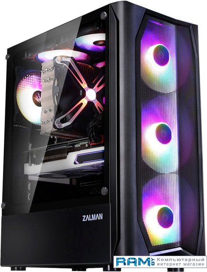 Zalman N4 сжо для процессоров zalman 240 mm reserator5 z24 white