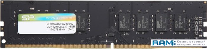 Silicon-Power 8GB DDR4 PC4-25600 SP008GBLFU320X02 silicon power xpower turbine rgb 2x16gb ddr4 pc4 25600 sp032gxlzu320bdb