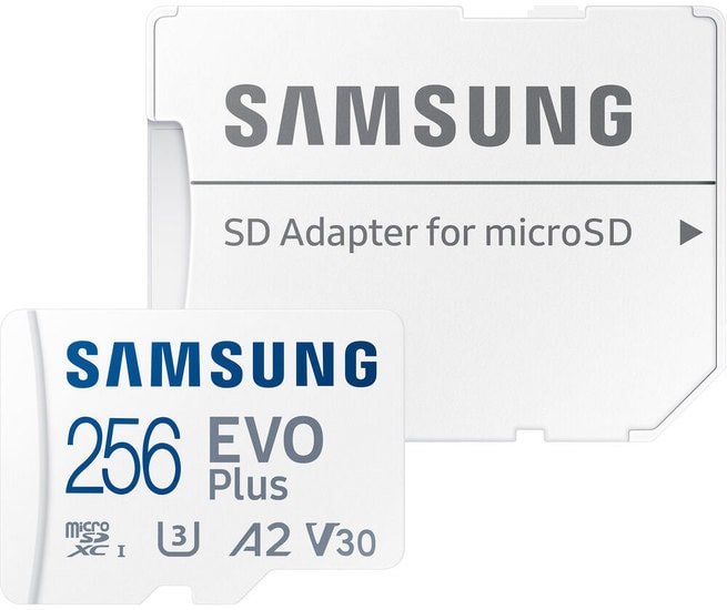Samsung EVO Plus 2021 microSDXC 256GB ssd samsung pm9a1 256gb mzvl2256hchq 00b00