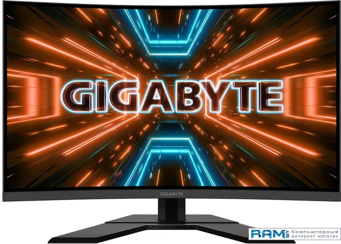 Gigabyte G32QC A 31 5 монитор gigabyte g32qc a ek   165hz 2560x1440 va