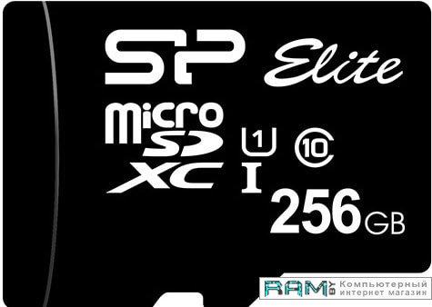 Silicon-Power microSDXC SP256GBSTXBU1V10 256GB silicon power elite a1 microsdxc sp256gbstxbv1v20sp 256gb