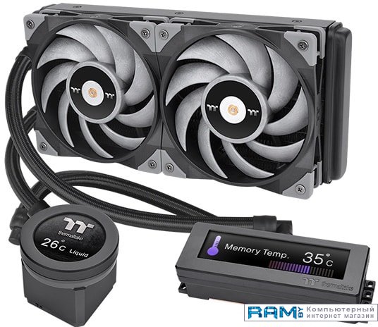 Thermaltake Floe RC Ultra 240 CPU  Memory AIO CL-W324-PL12GM-A thermaltake toughliquid ultra 420 rgb cl w370 pl14sw a