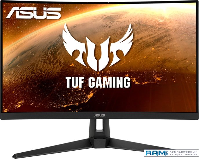 ASUS TUF Gaming VG27VH1B z edge ug24 24 curved gaming monitor 180hz refresh rate 1ms mprt fhd 1080 gaming monitor amd freesync premium display
