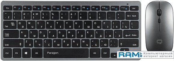 QUMO Paragon комплект беспроводной клавиатура мышь qumo paragon k15 m21 wireless серый 23892