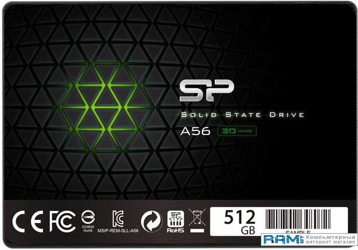 

SSD Silicon-Power Ace A56 512GB SP512GBSS3A56A25RM