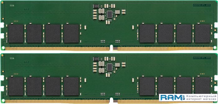 Kingston ValueRAM 2x16GB DDR5 PC5-38400 KVR48U40BS8K2-32 kingston valueram 8gb ddr3 pc3 12800 kcp316nd88