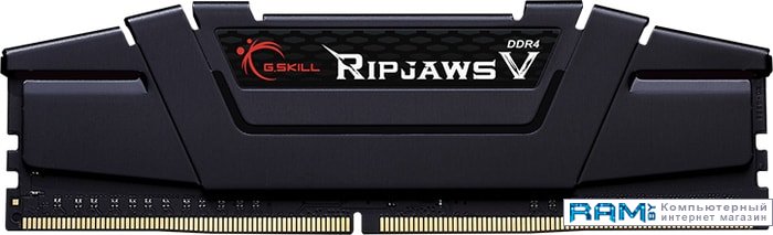 G.Skill Ripjaws V 32GB DDR4 PC4-21300 F4-2666C19S-32GVK g skill ripjaws v 2x32gb ddr4 pc4 28800 f4 3600c18d 64gvk