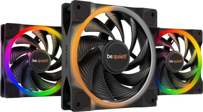 be quiet Light Wings 120mm high-speed Triple-Pack PWM BL077 be quiet pure wings 2 120mm high speed bl080