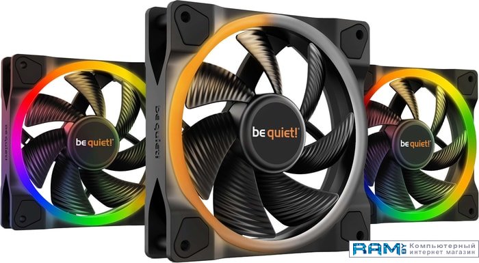 be quiet Light Wings 120mm PWM Triple Pack BL076 be quiet pure wings 2 120mm