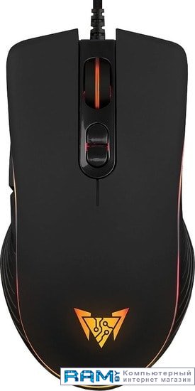 CrownMicro CMGM-900 patriot viper v530 игровая мышь 7 кнопок 4000 dpi подсветка 6 цветов usb
