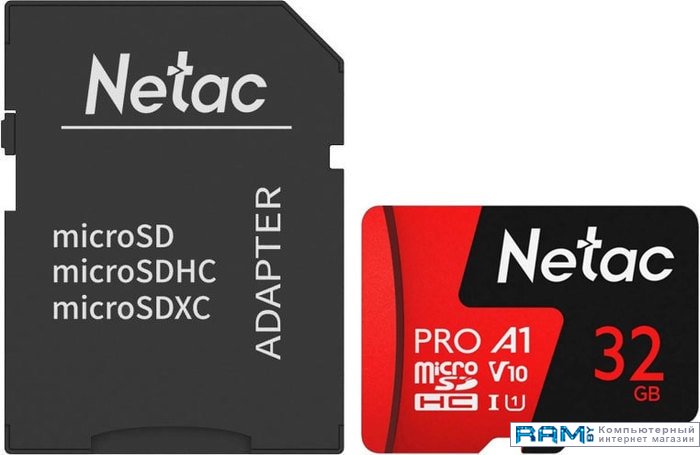 Netac P500 Extreme Pro 32GB NT02P500PRO-032G-R netac p500 standard 32gb nt02p500stn 032g r