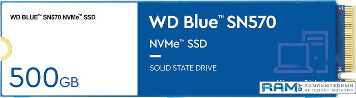 

SSD WD Blue SN570 500GB WDS500G3B0C