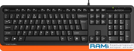 A4Tech Fstyler FKS10 клавиатура a4tech fstyler fks10 оранжевый usb fks10 orange